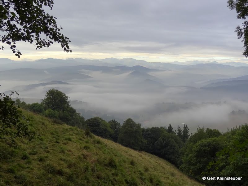 viel Gegend im Nebel