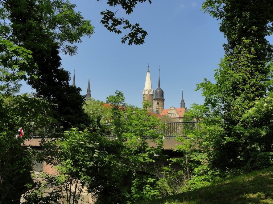 Blick zum Merseburger Dom