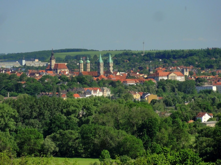 Blick nach Naumburg