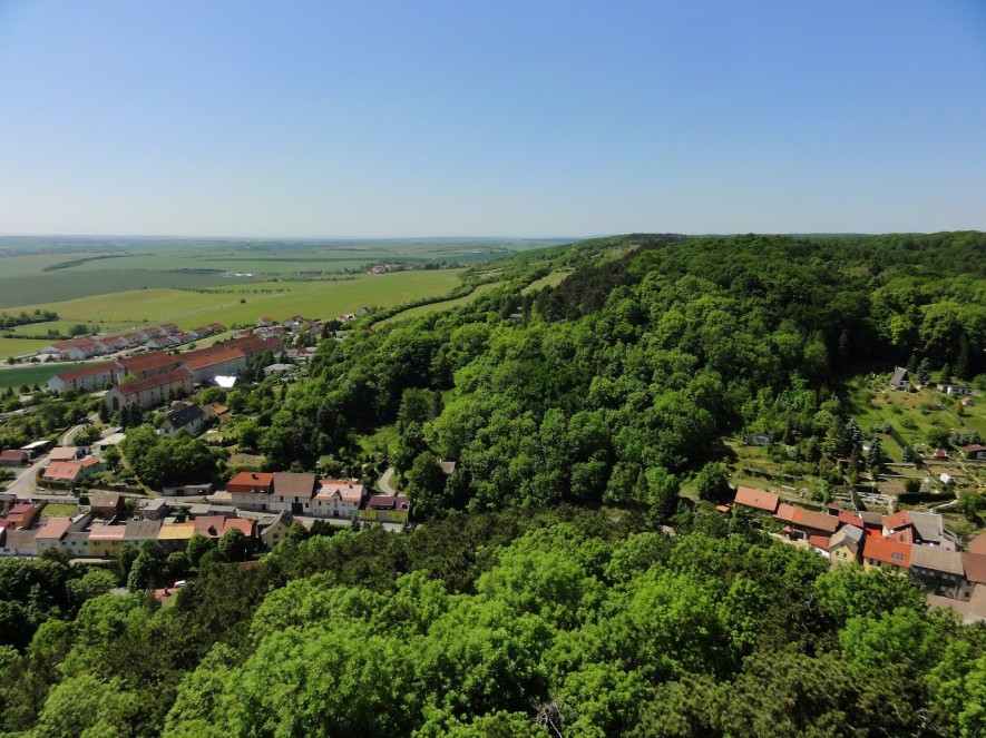 Aussicht vom Bergfried Richtung Westen