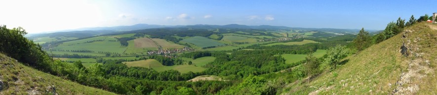 Aussicht vom großen Hörselberg