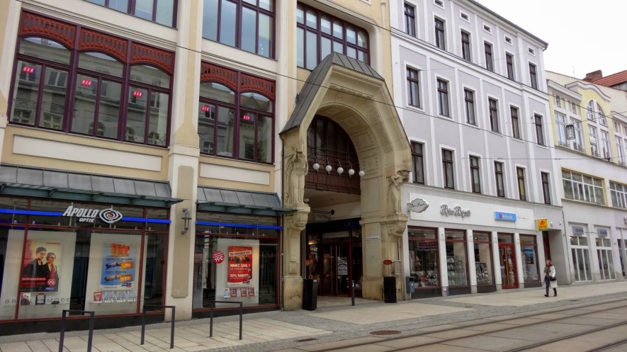 Jugendstil Portal in der Berliner Straße