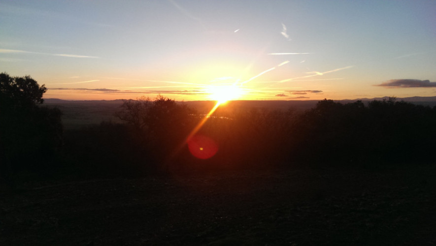 Sonnenaufgang hinter Atapuerca