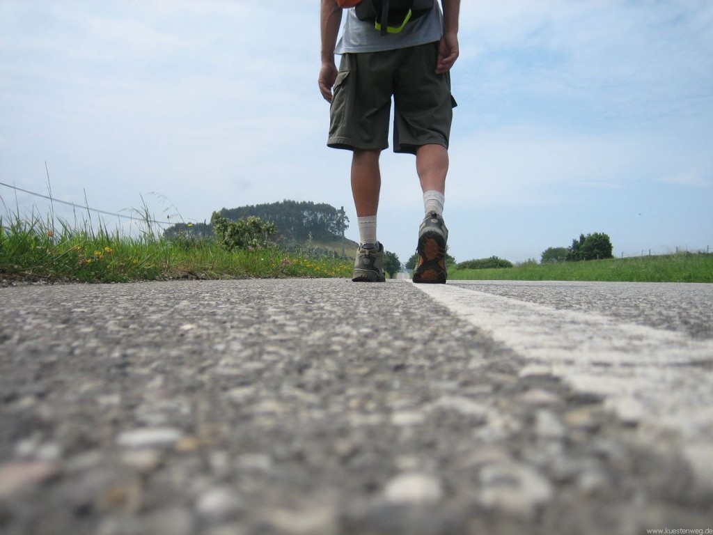 BURNOUT, Jakobsweg an der Küste, Küstenweg