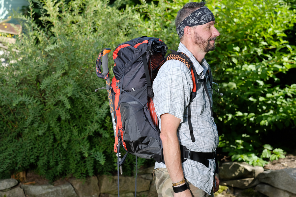 Der Osprey Exos 48. Um den Test zu lesen, kannst du auf das Foto klicken